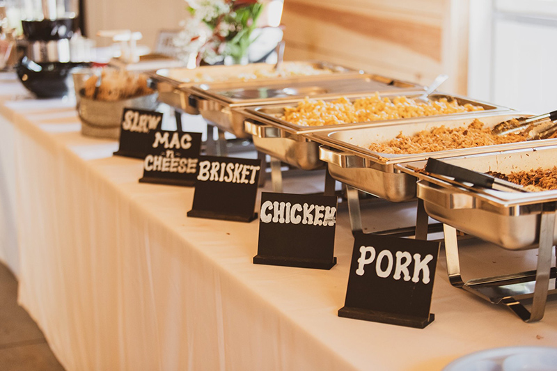 Bbq wedding catering best sale